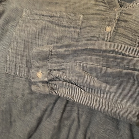 Ana Henley Style Striped Blouse Size XL - Picture 5 of 5